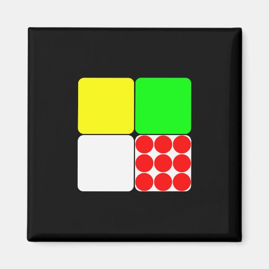 Tour de France Jerseys 3 Black Magneet (Voorkant)