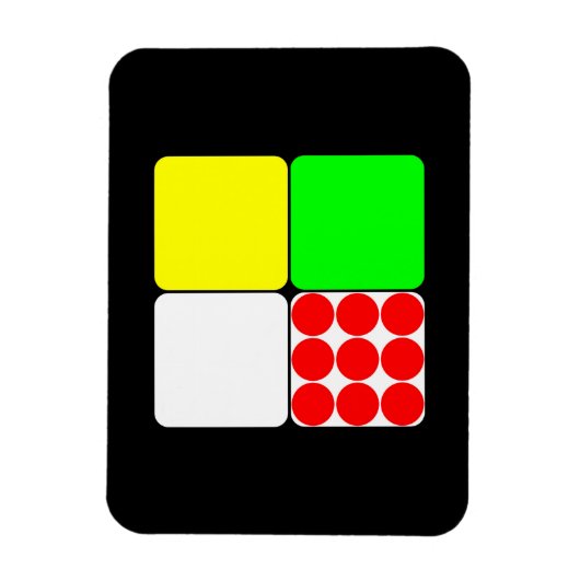 Tour de France Jerseys 3 Black Magneet (Verticaal)