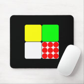 Tour de France Jerseys 3 Black Muismat (Met muis)