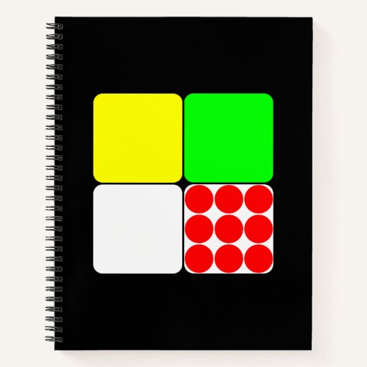 Tour de France Jerseys 3 Black Notitieboek (Voorkant)