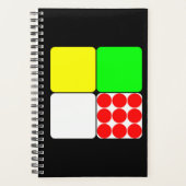 Tour de France Jerseys 3 Black Planner (Voorkant)