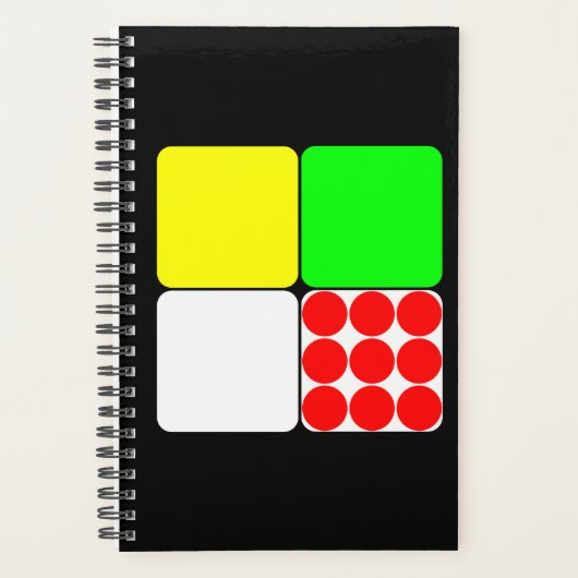 Tour de France Jerseys 3 Black Planner (Voorkant)