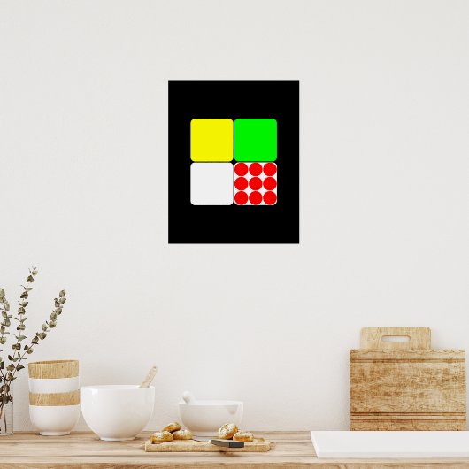 Tour de France Jerseys 3 Black Poster (Keuken)