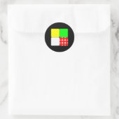 Tour de France Jerseys 3 Black Ronde Sticker (Tas)