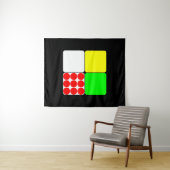 Tour de France Jerseys 3 Black Wandkleed (In Situ (horizontaal))