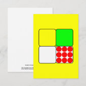 Tour de France Jerseys 3 Yellow Bedankkaart (Voorkant / Achterkant)