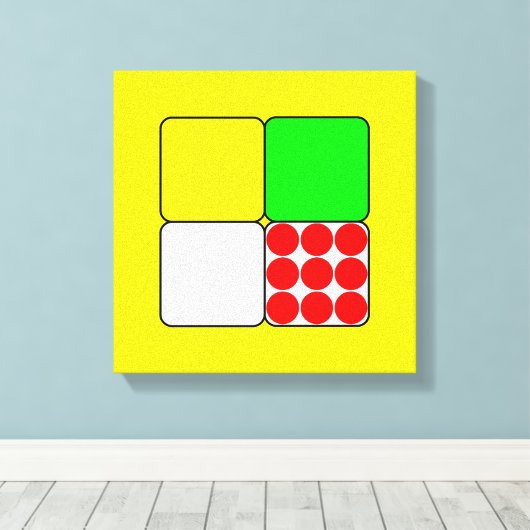 Tour de France Jerseys 3 Yellow Canvas Afdruk (Insitu (Houten vloer))