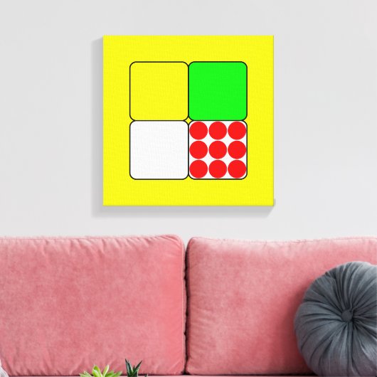 Tour de France Jerseys 3 Yellow Canvas Afdruk (Insitu (Woonkamer))