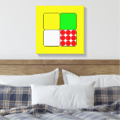 Tour de France Jerseys 3 Yellow Canvas Afdruk (Insitu (Slaapkamer))