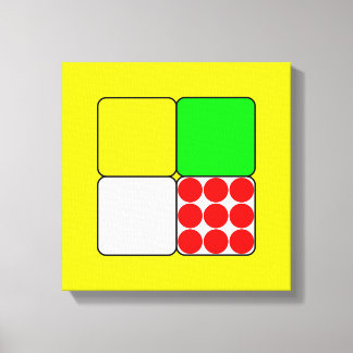 Tour de France Jerseys 3 Yellow Canvas Afdruk