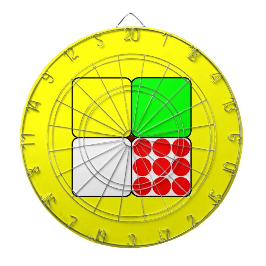 Tour de France Jerseys 3 Yellow Dartbord (Voorkant)