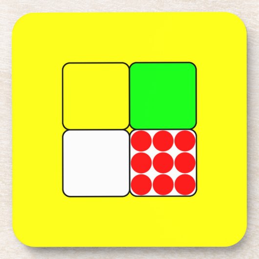 Tour de France Jerseys 3 Yellow Drankjes Onderzetter (Voorkant)