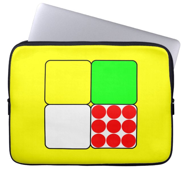Tour de France Jerseys 3 Yellow Laptop Sleeve (Voorkant)
