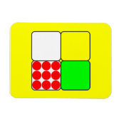 Tour de France Jerseys 3 Yellow Magneet (Horizontaal)