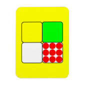 Tour de France Jerseys 3 Yellow Magneet (Verticaal)