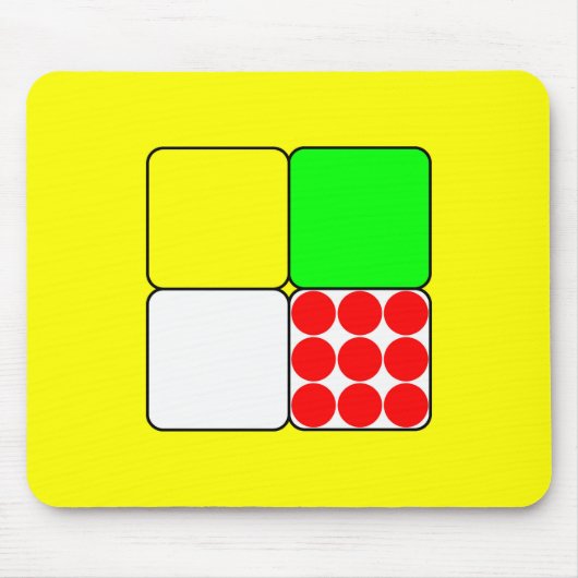 Tour de France Jerseys 3 Yellow Muismat (Voorkant)