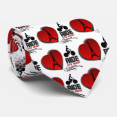 Tour De France Paris Heart Stropdas (Opgerold)