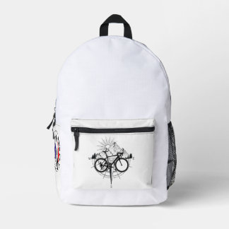Tour de France-rugzakken | Fietsstijl & Reizen Bedrukte Rugzak