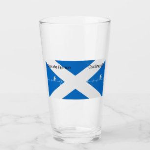 Tour de France Scotland Glass Glas
