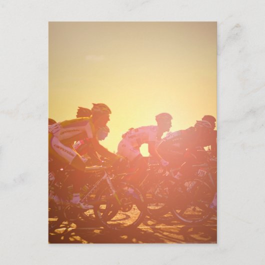 Tour De France Sunset Briefkaart (Voorkant)