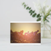 Tour De France Sunset Briefkaart (Staand voorkant)