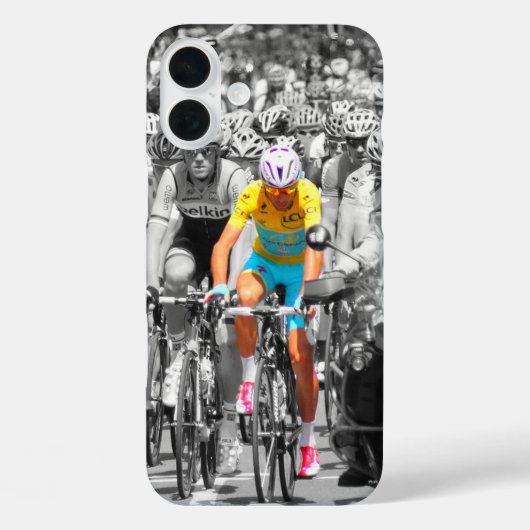 Tour de France Yellow Jersey Peloton Cycling Race Case-Mate iPhone Case (Achterkant)