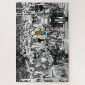 Tour de France Yellow Jersey Peloton Cycling Race Legpuzzel (Verticaal)