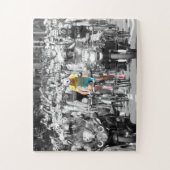 Tour de France Yellow Jersey Peloton Cycling Race Legpuzzel (Verticaal)