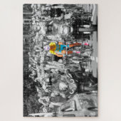 Tour de France Yellow Jersey Peloton Cycling Race Legpuzzel (Verticaal)