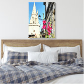 Tour de La Lanterne, La Rochelle, Frankrijk Canvas Afdruk (Insitu (Slaapkamer))