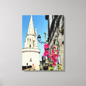 Tour de La Lanterne, La Rochelle, Frankrijk Canvas Afdruk (Voorkant)