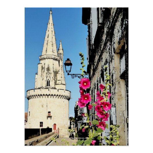 Tour de La Lanterne, La Rochelle, Frankrijk Perfect Poster (Voorkant)