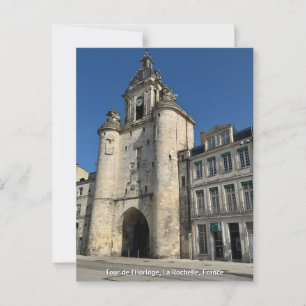 Tour de l'Horloge, La Rochelle, Frankrijk Briefkaart