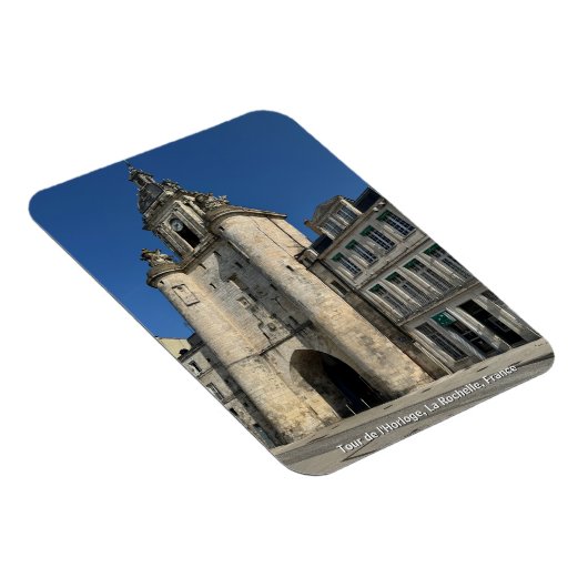 Tour de l'Horloge, La Rochelle, Frankrijk Magneet (Rechterzijde)