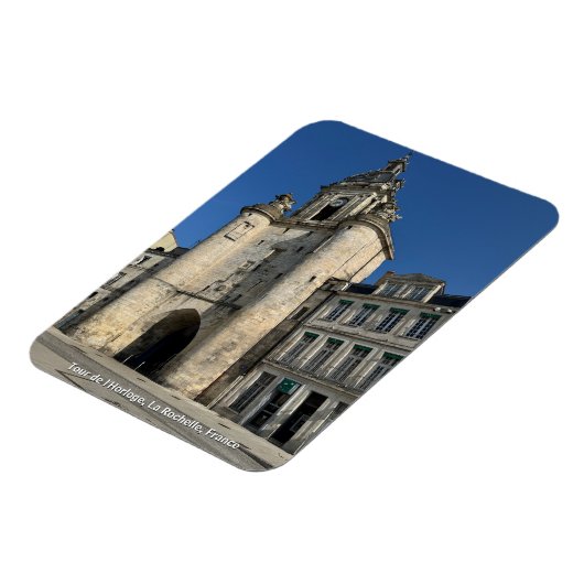 Tour de l'Horloge, La Rochelle, Frankrijk Magneet (Linkerzijde)