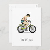 Tour de pants briefkaart (Voorkant / Achterkant)
