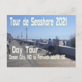 Tour de Seashore 2021 - Day Tour (DT) Ocean City, Briefkaart (Voorkant)