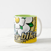 Tour de Yorkshire 2018 ‘On yer Bike’ koffie mok (Voorkant rechts)