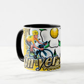 Tour de Yorkshire 2018 ‘On yer Bike’ koffie mok (Voorkant links)