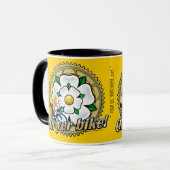 Tour de Yorkshire 2019 ‘On yer Bike’ koffie mok (Voorkant links)