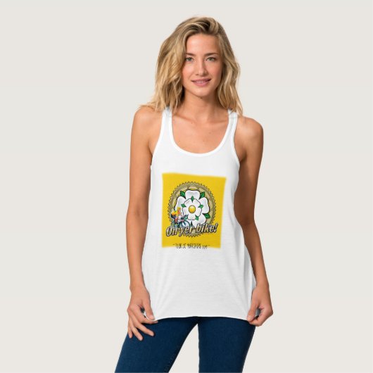 Tour de Yorkshire 2019 ‘On yer Bike’ vest Tanktop (Volledige Voorkant)