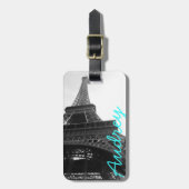Tour d'Eiffel Bagagelabel (Voorkant verticaal)