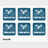 Tour Di Vierkante Sticker (Vel)
