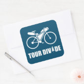 Tour Di Vierkante Sticker (Envelop)