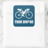 Tour Di Vierkante Sticker (Tas)