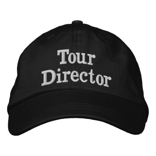 Tour Director Geborduurde Pet (Voorkant)
