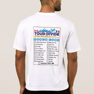 Tour Divide Punch Kaart T-shirt