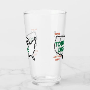 Tour Divide USA logo pintglas Glas