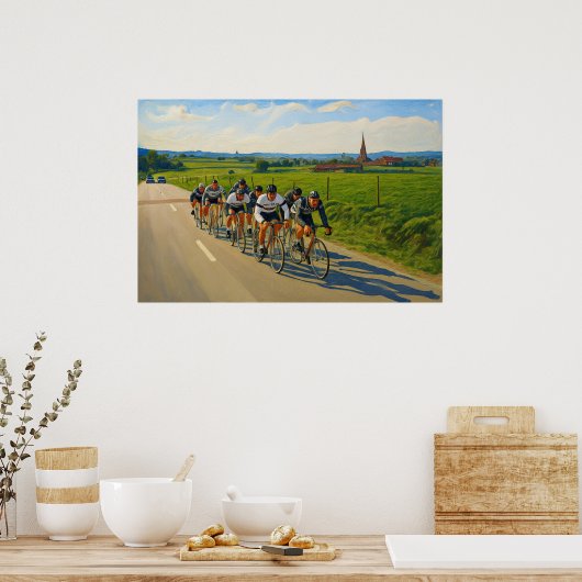 Tour door het zuidwesten onder de professionals Hu Poster (Keuken)