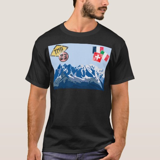 Tour du Mont Blanc 2023 T-shirt (Voorkant)
